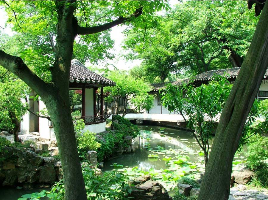 A scenic view of heyuan garden