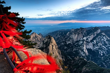 A scenic view of huashan_scenic_area
