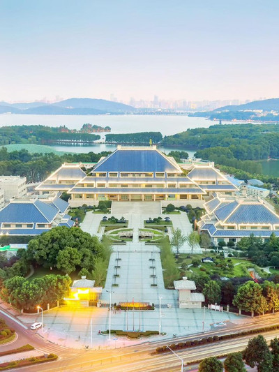 A scenic view of Hubei Provincial Museum