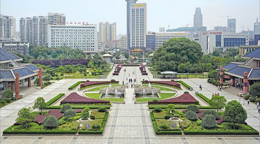 A scenic view of Hubei Provincial Museum