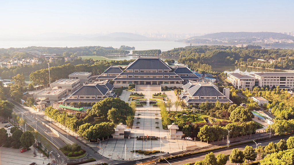 A scenic view of Hubei Provincial Museum