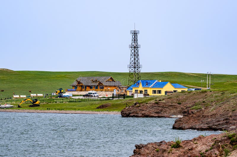 A scenic view of hulun_lake