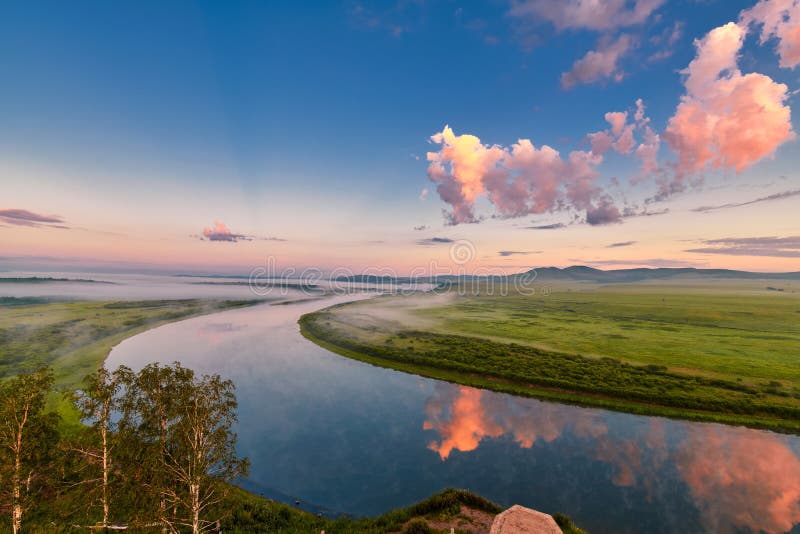 A scenic view of hulunbuir_grassland