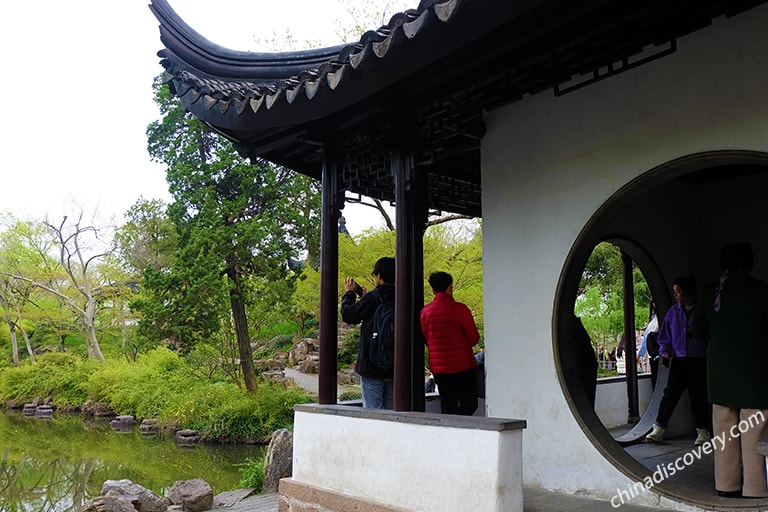 A scenic view of humble administrator's garden