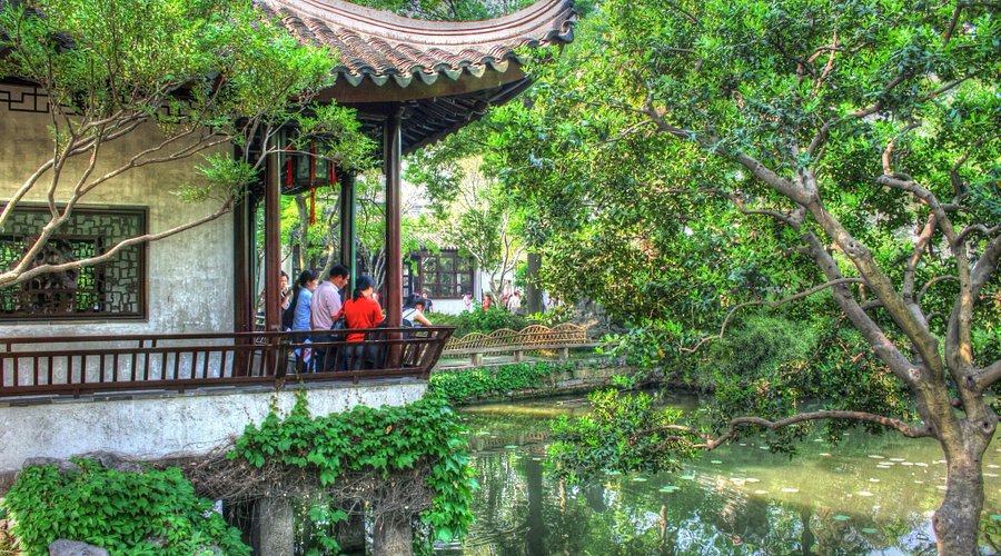 A scenic view of humble administrator's garden