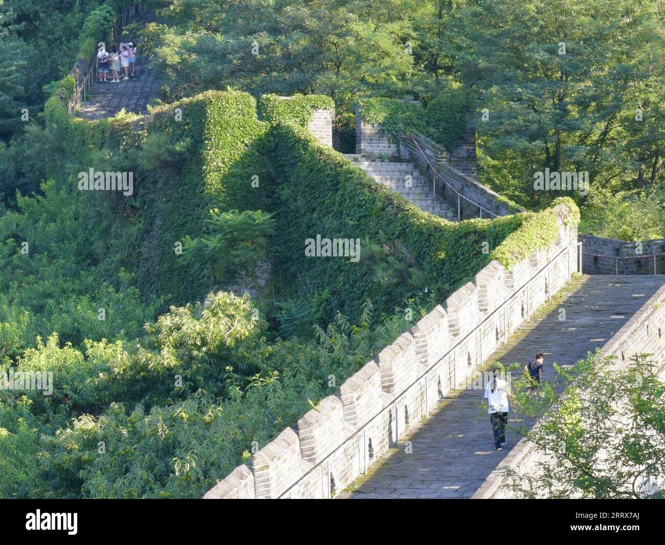 A scenic view of hushan_great_wall