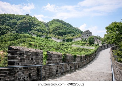A scenic view of hushan_great_wall