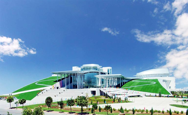 A scenic view of inner_mongolia_museum