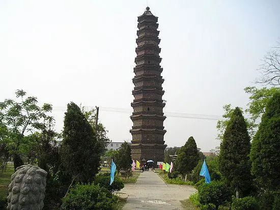 A scenic view of Iron Pagoda Park