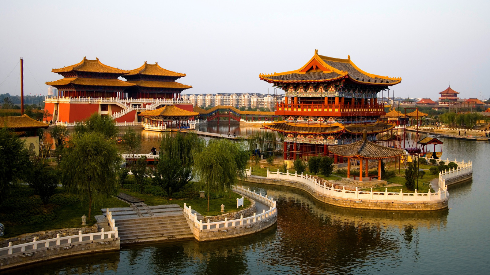 A scenic view of Iron Pagoda Park