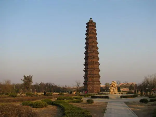 A scenic view of Iron Pagoda Park