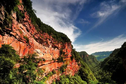 A scenic view of jiangjin_simian_mountain