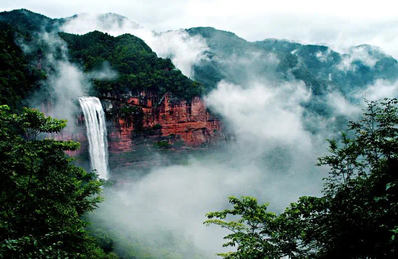 A scenic view of jiangjin_simian_mountain