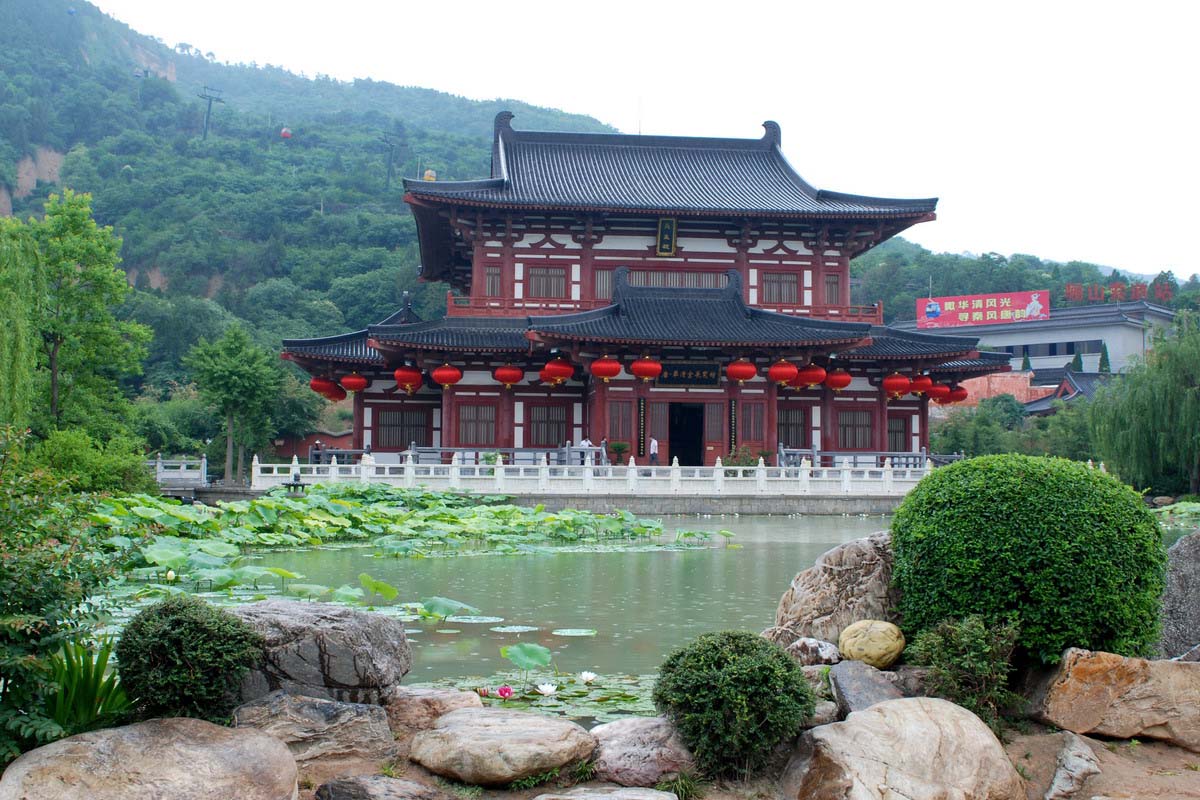 A scenic view of jiangzhai_ruins
