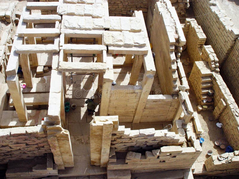 A scenic view of jiangzhai_ruins
