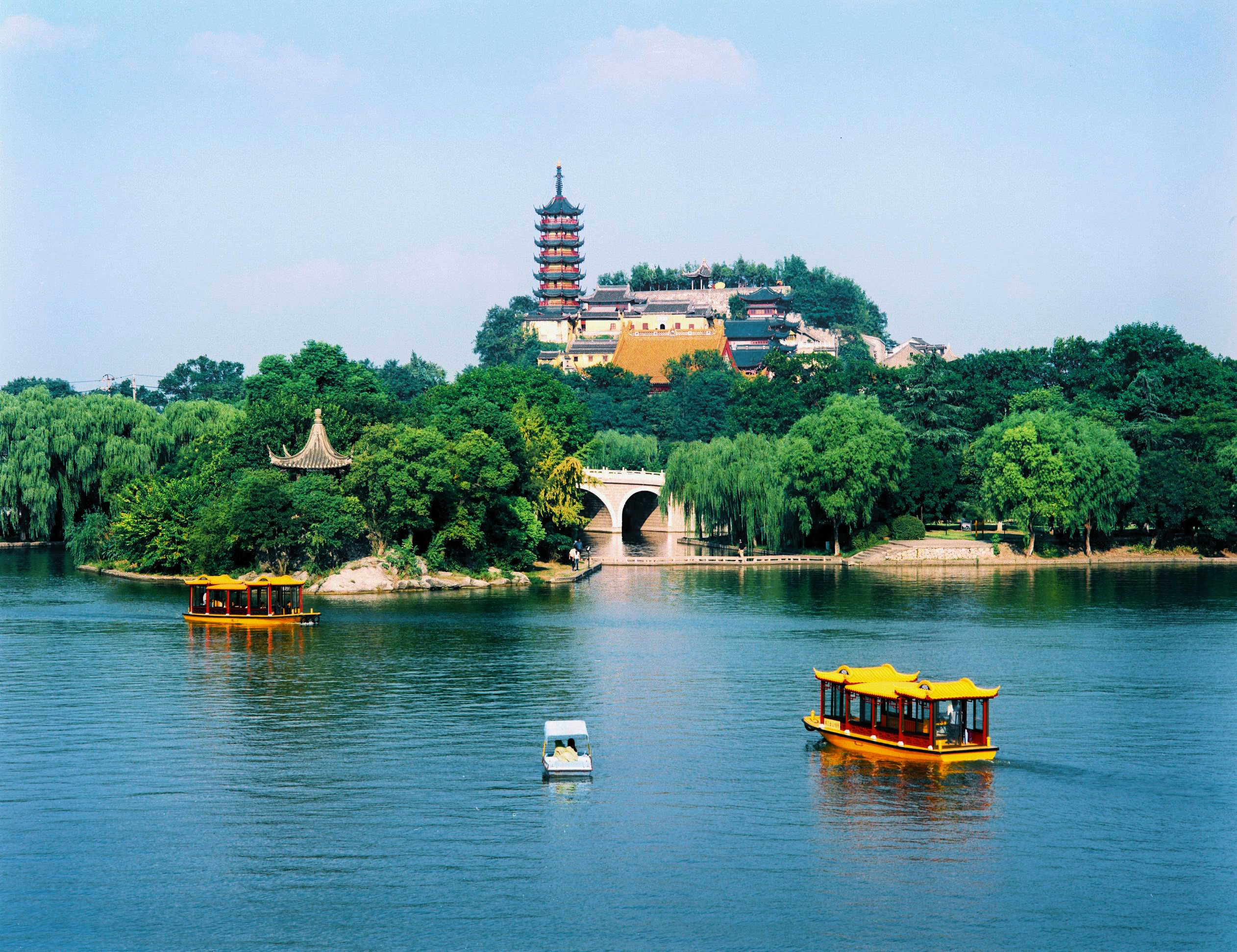 A scenic view of jiaoshan steles