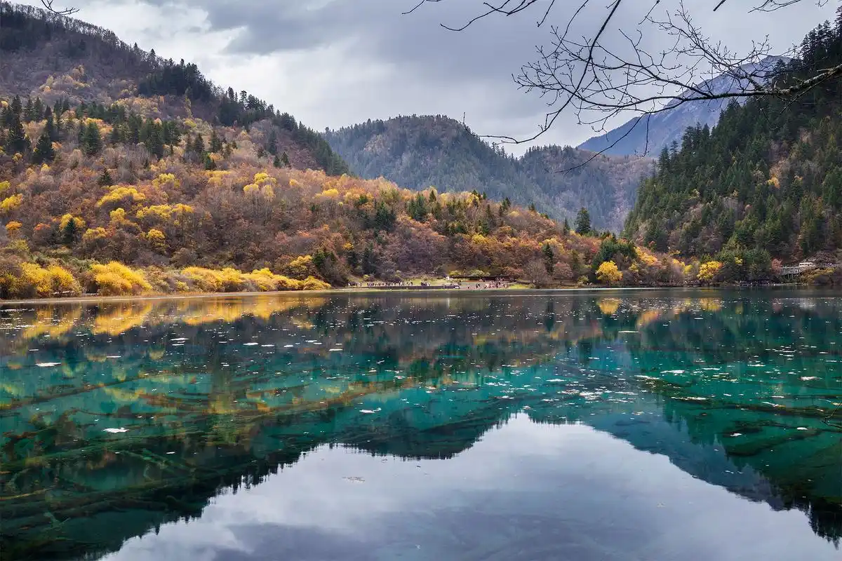 A scenic view of jiaoshan steles