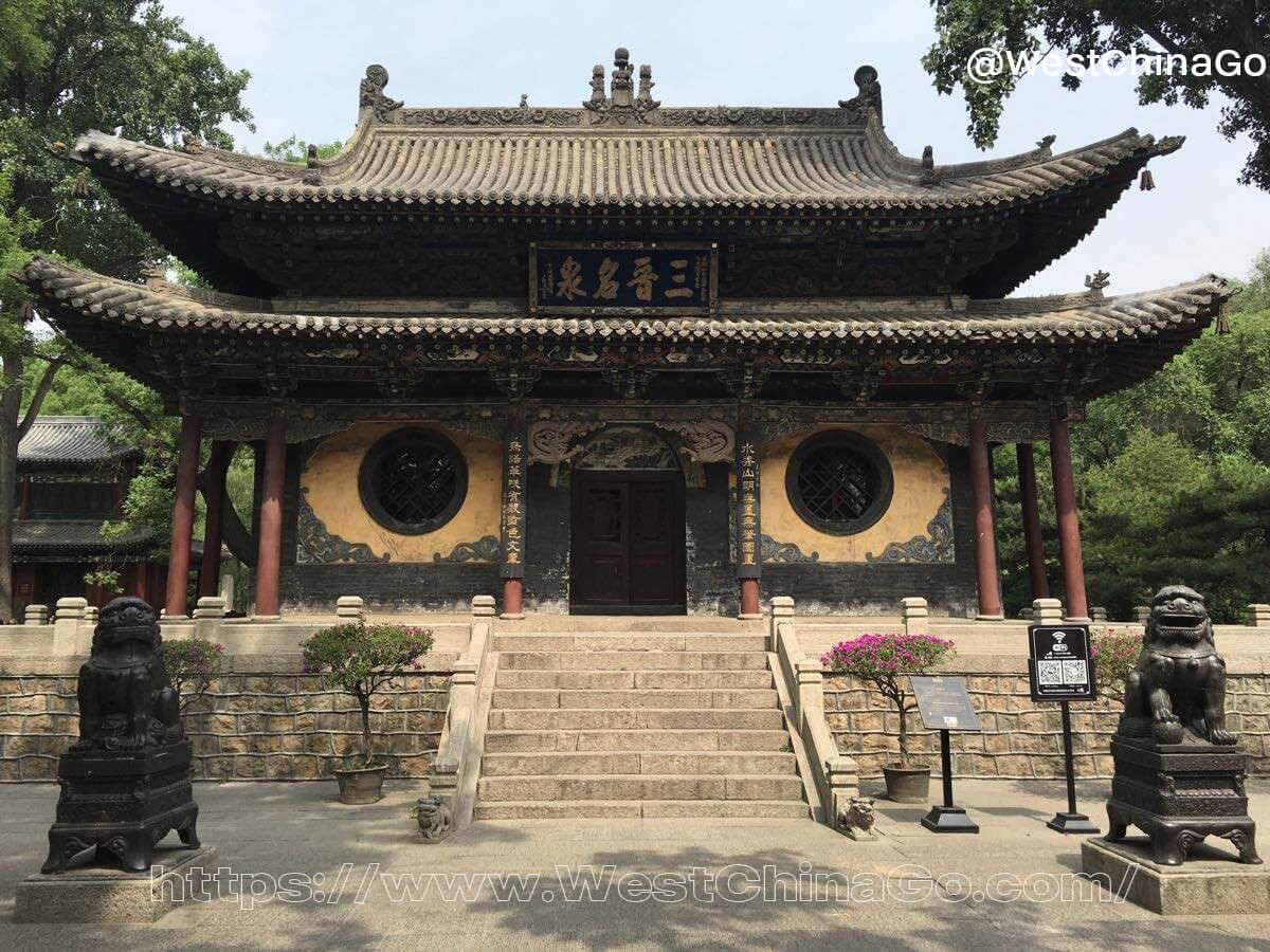 A scenic view of Jin Ci Temple