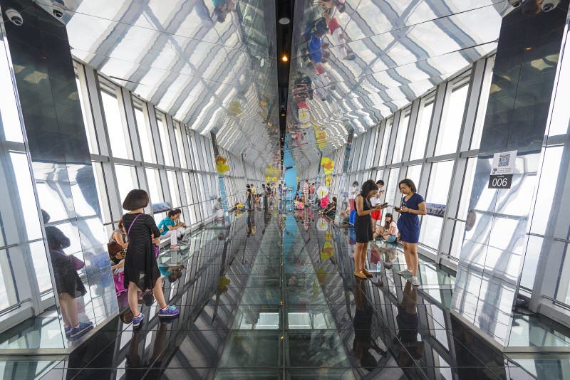 A scenic view of jin_mao_tower_observation_deck