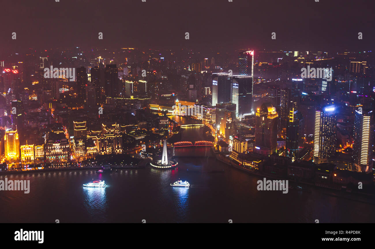 A scenic view of jin_mao_tower_observation_deck