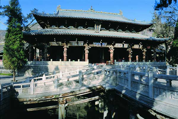 A scenic view of Jinci Temple Complex