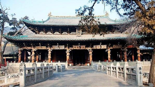A scenic view of Jinci Temple Complex