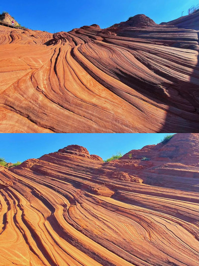 A scenic view of jingbian_county_wave_valley_scenic_area