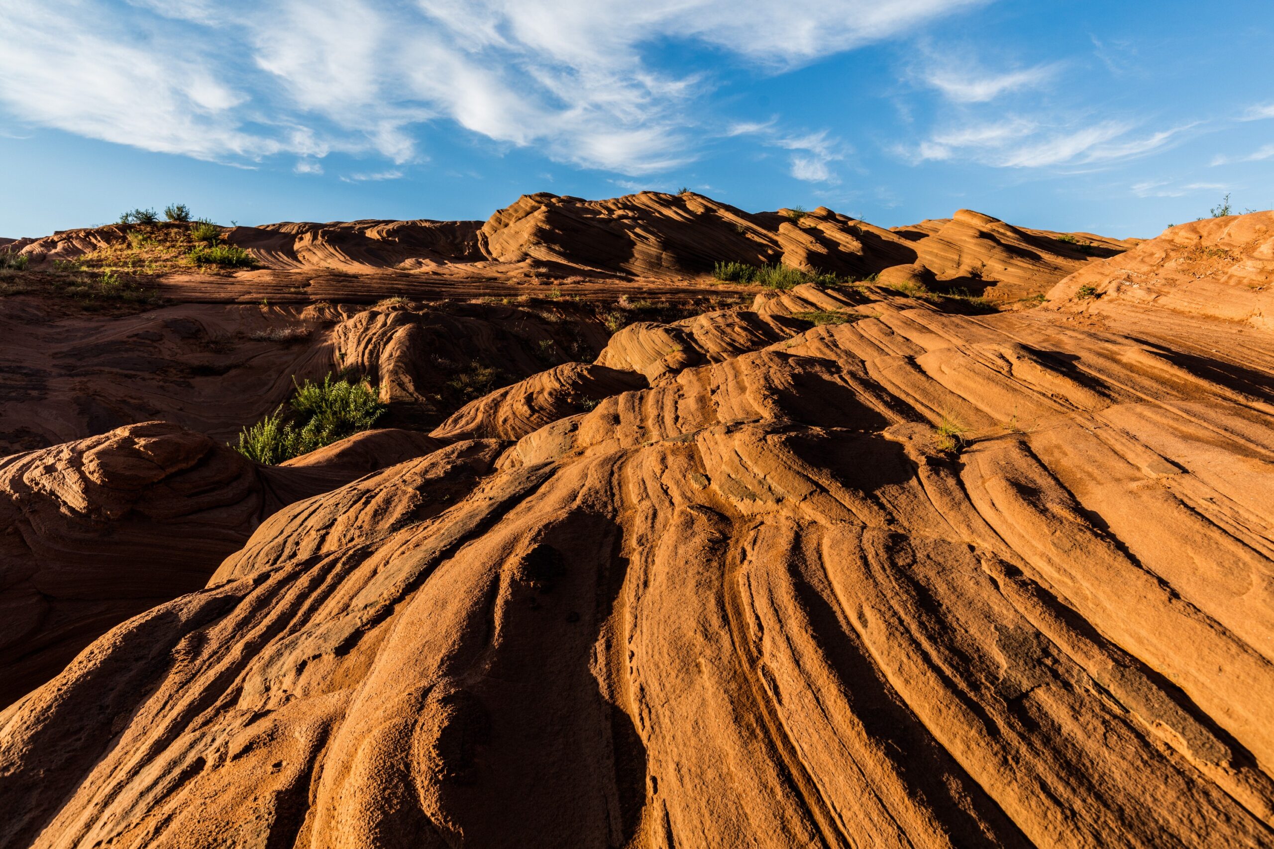 A scenic view of jingbian_county_wave_valley_scenic_area