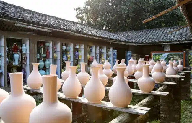 A scenic view of Jingdezhen Ancient Kiln Folk Custom Museum