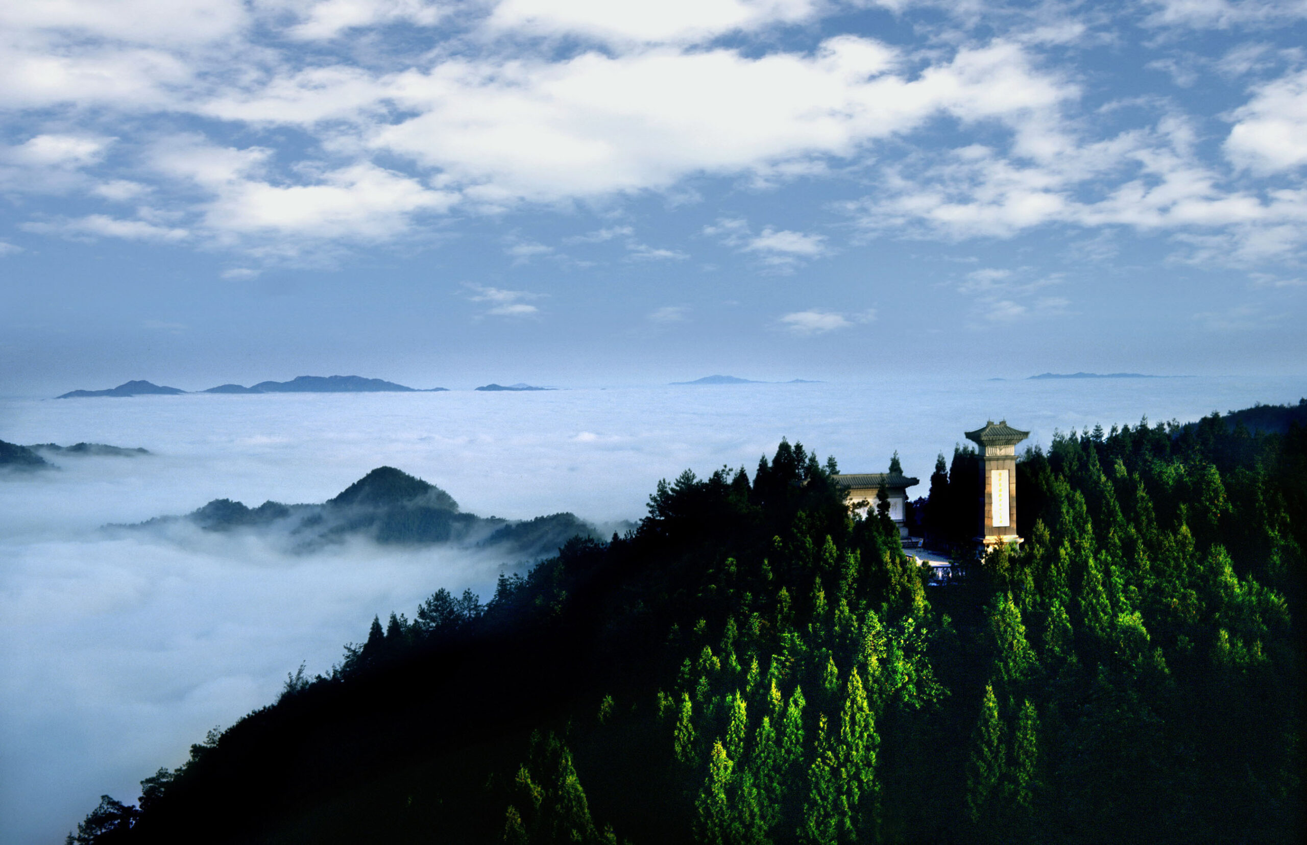 A scenic view of jinggang mountain