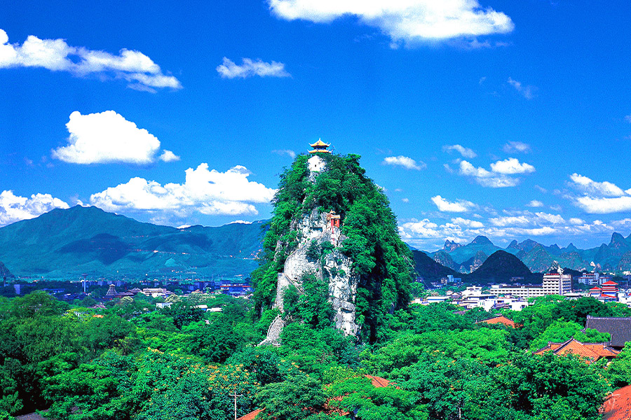 A scenic view of Jingjiang Princes City