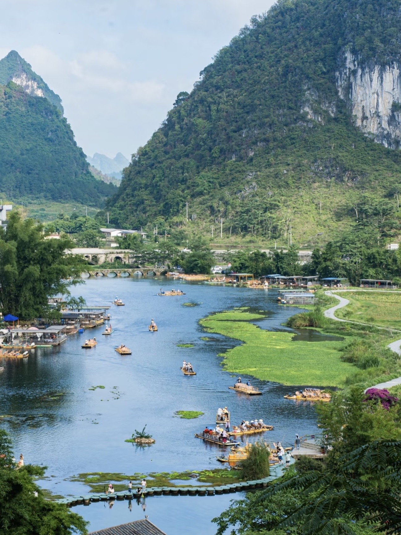 A scenic view of jingting mountain