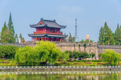 A scenic view of Jingzhou Ancient City