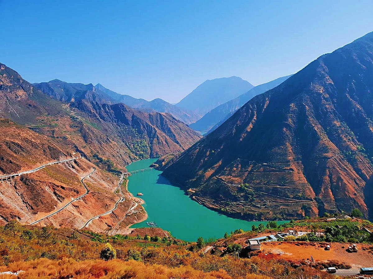 A scenic view of jinsha site