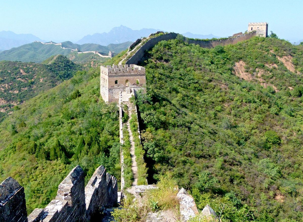 A scenic view of Jinshanling Great Wall