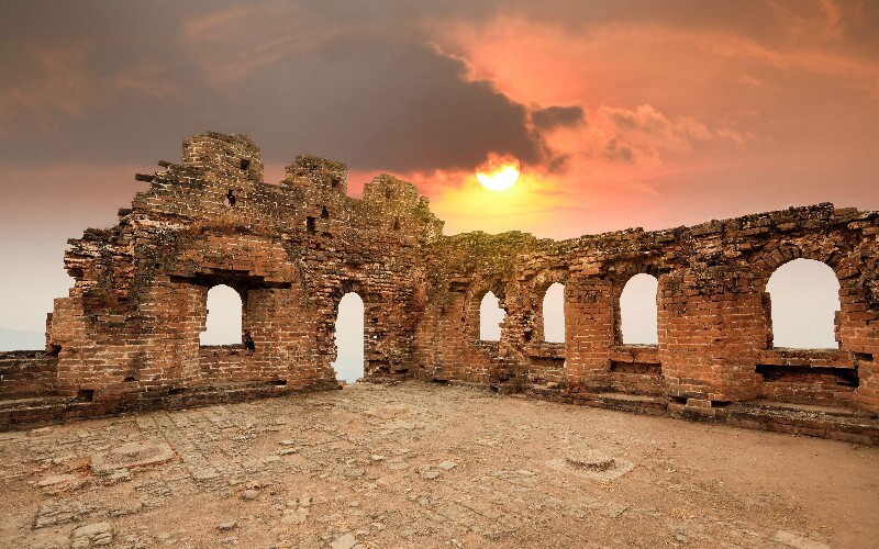 A scenic view of Jinshanling Great Wall