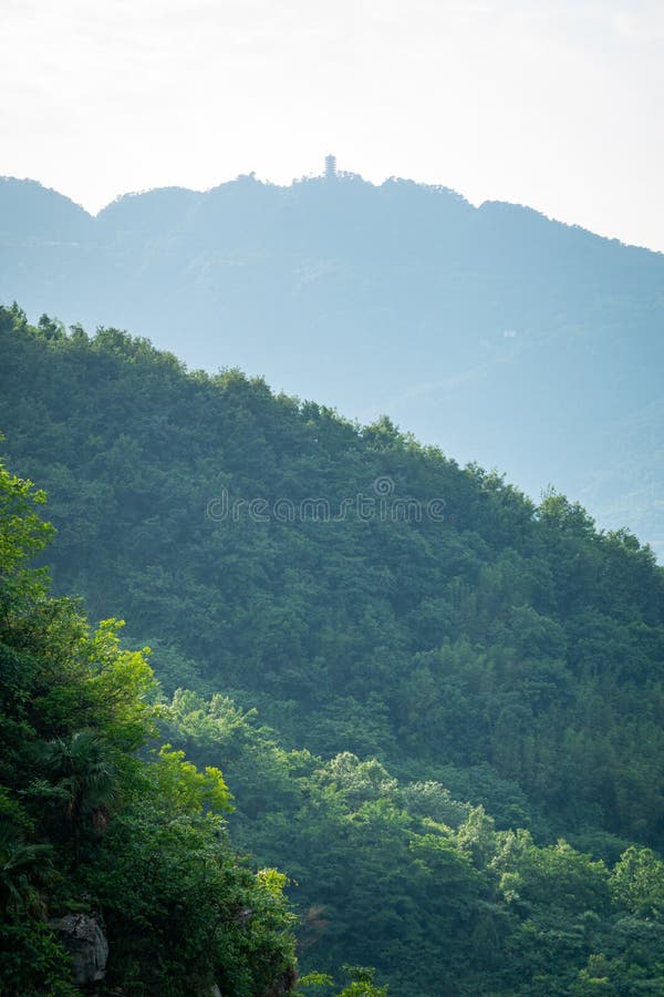 A scenic view of jinyun_mountain