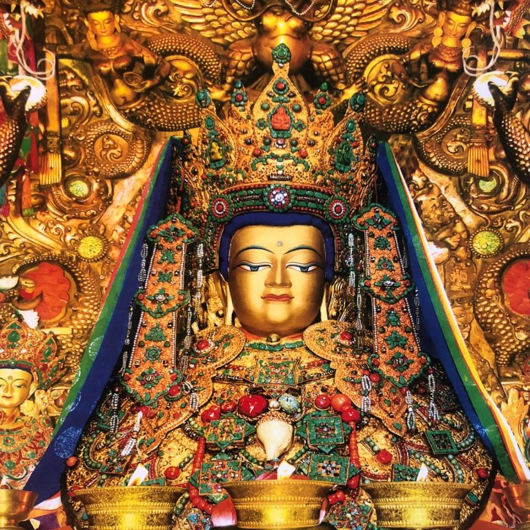 A scenic view of jokhang temple