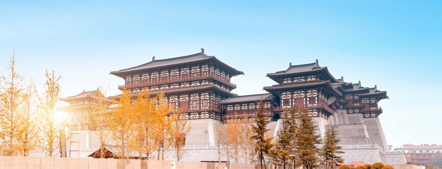 A scenic view of Kaifeng Fu Wen Miao
