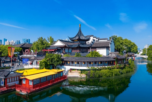 A scenic view of Kaifeng Fu Wen Miao