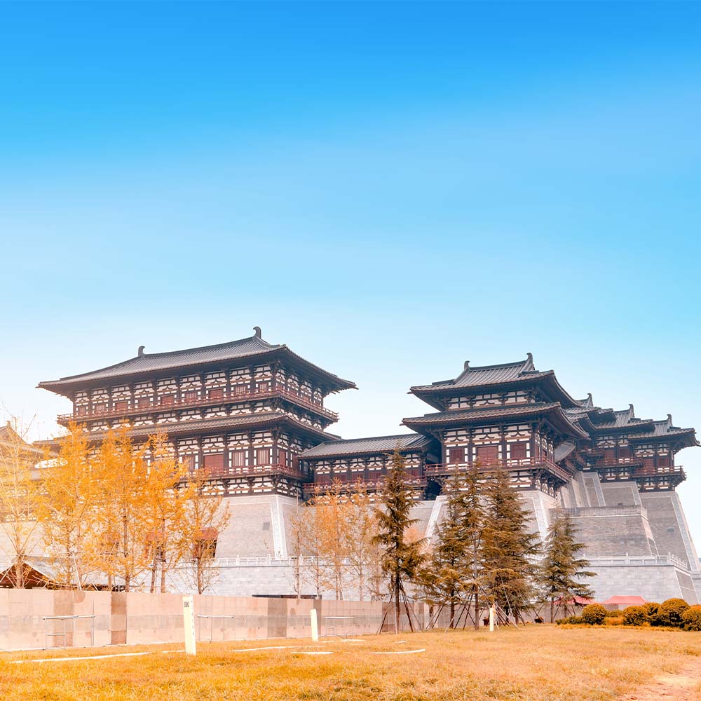 A scenic view of Kaifeng Fu Wen Miao