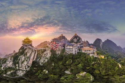 A scenic view of Kaifeng Fu Wen Miao