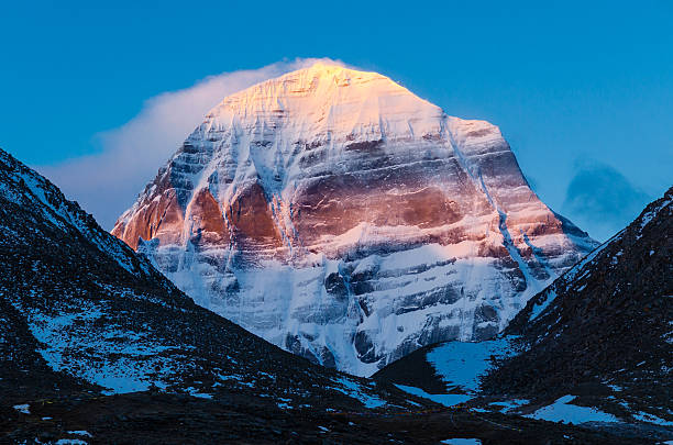 A scenic view of kailash sacred mountain