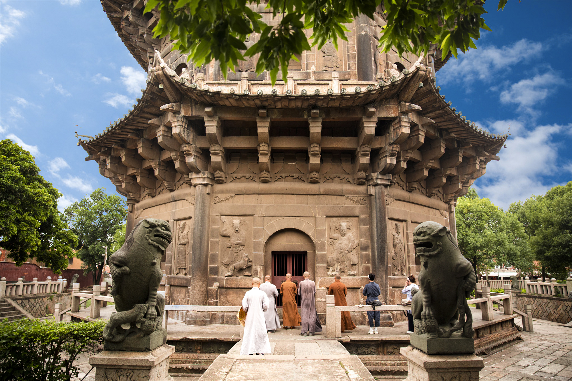 A scenic view of kaiyuan temple