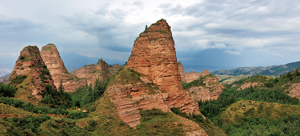 A scenic view of kanbula_national_forest_park