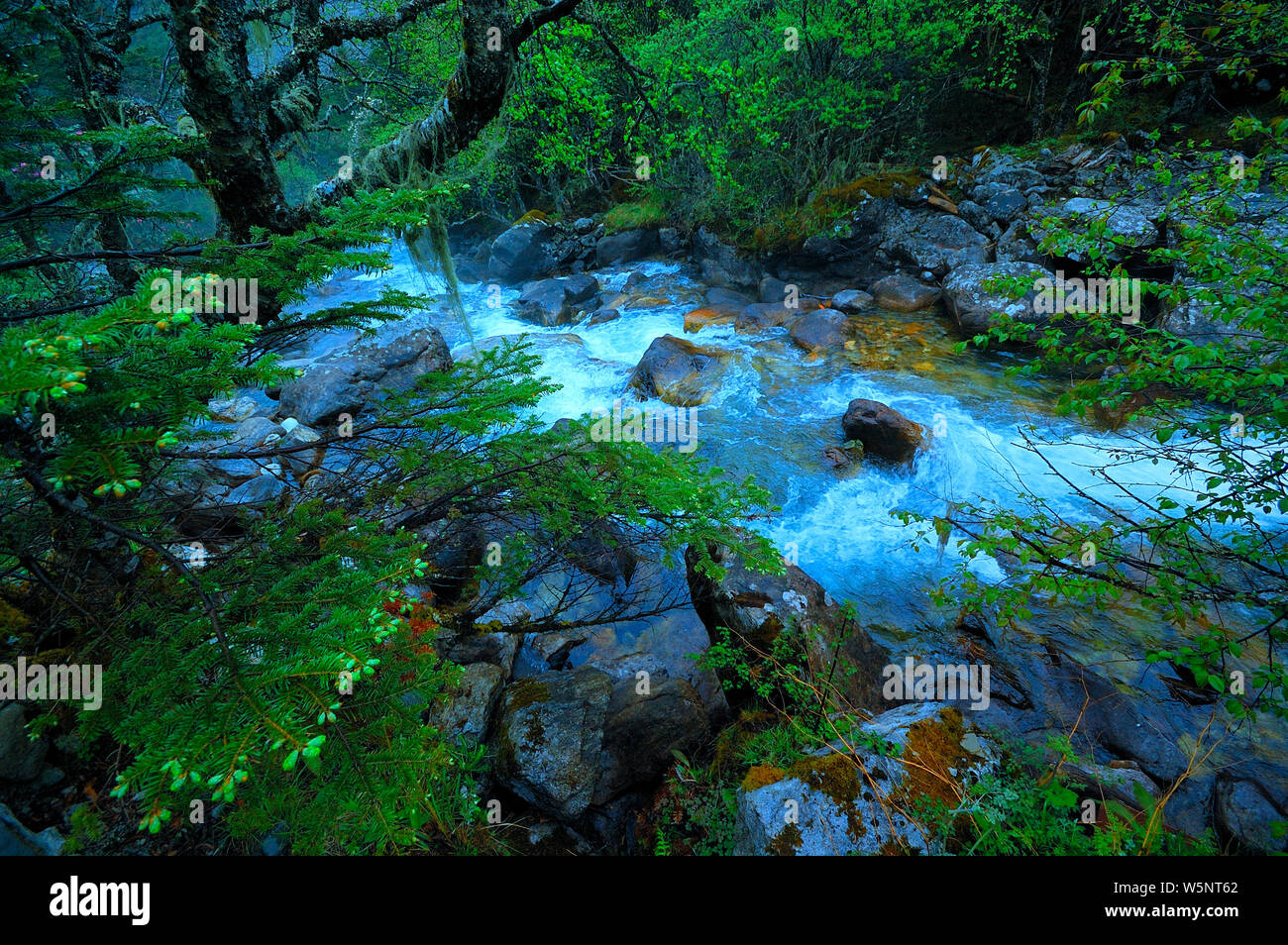 A scenic view of kangding love song scenic area