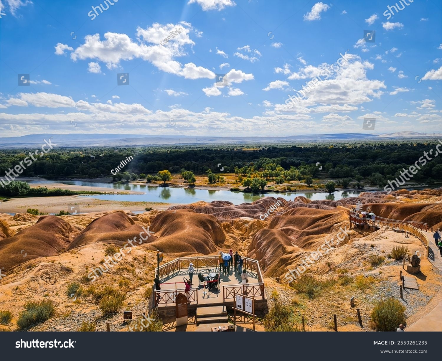 A scenic view of karamay world ghost city