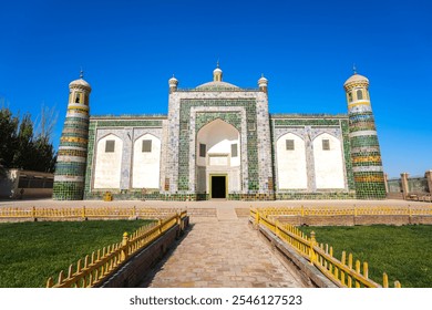 A scenic view of kashgar fragrant concubine garden
