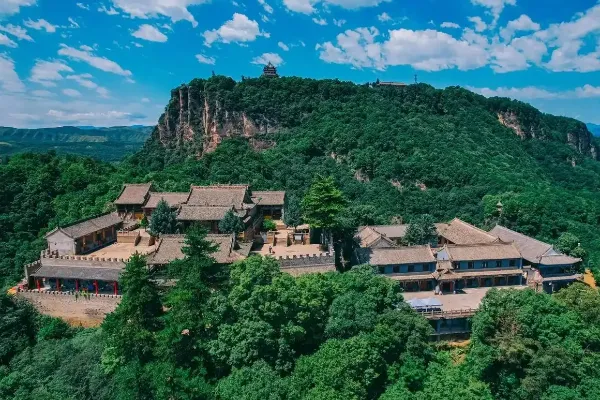A scenic view of kongtong mountain