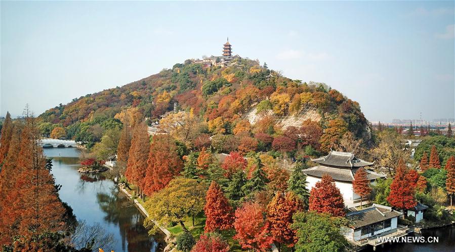 A scenic view of Langshan Mountain